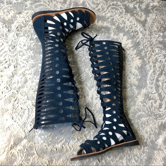 Jeffrey Campbell X Free People Valencia Tall Gladiator Sandals - Picture 15 of 16